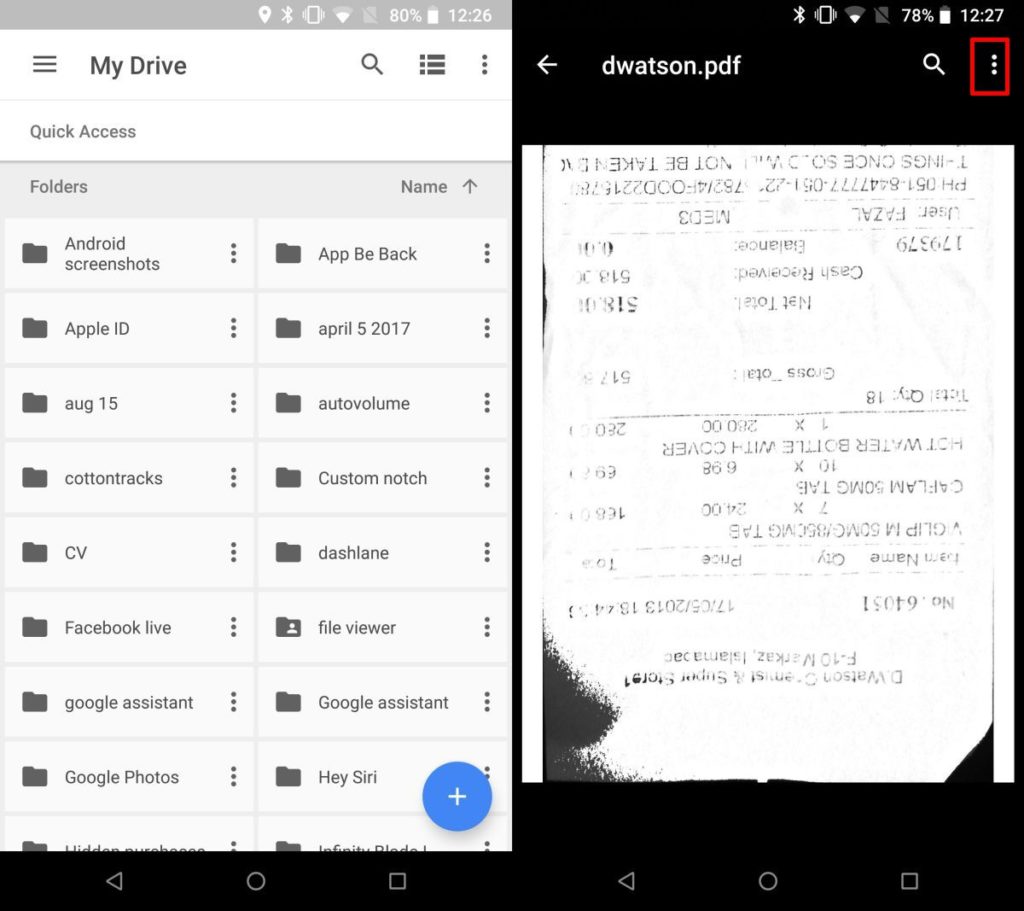 How to add google drive file shortcuts to your home screen android 