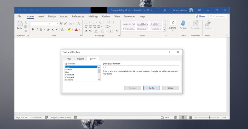 how-to-go-to-a-page-in-word-in-microsoft-365-tojikon-net