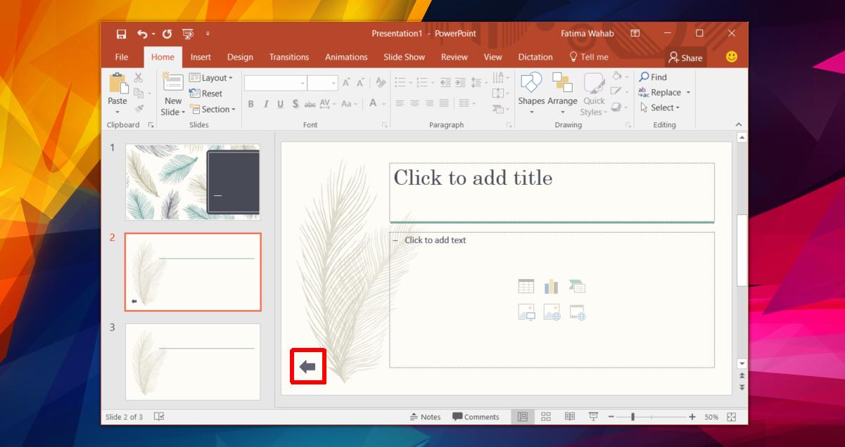powerpoint link to another slide in same presentation