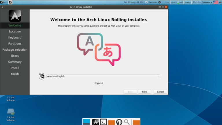 How to install Arch Linux faster with Calam Arch — TojiKon.Net