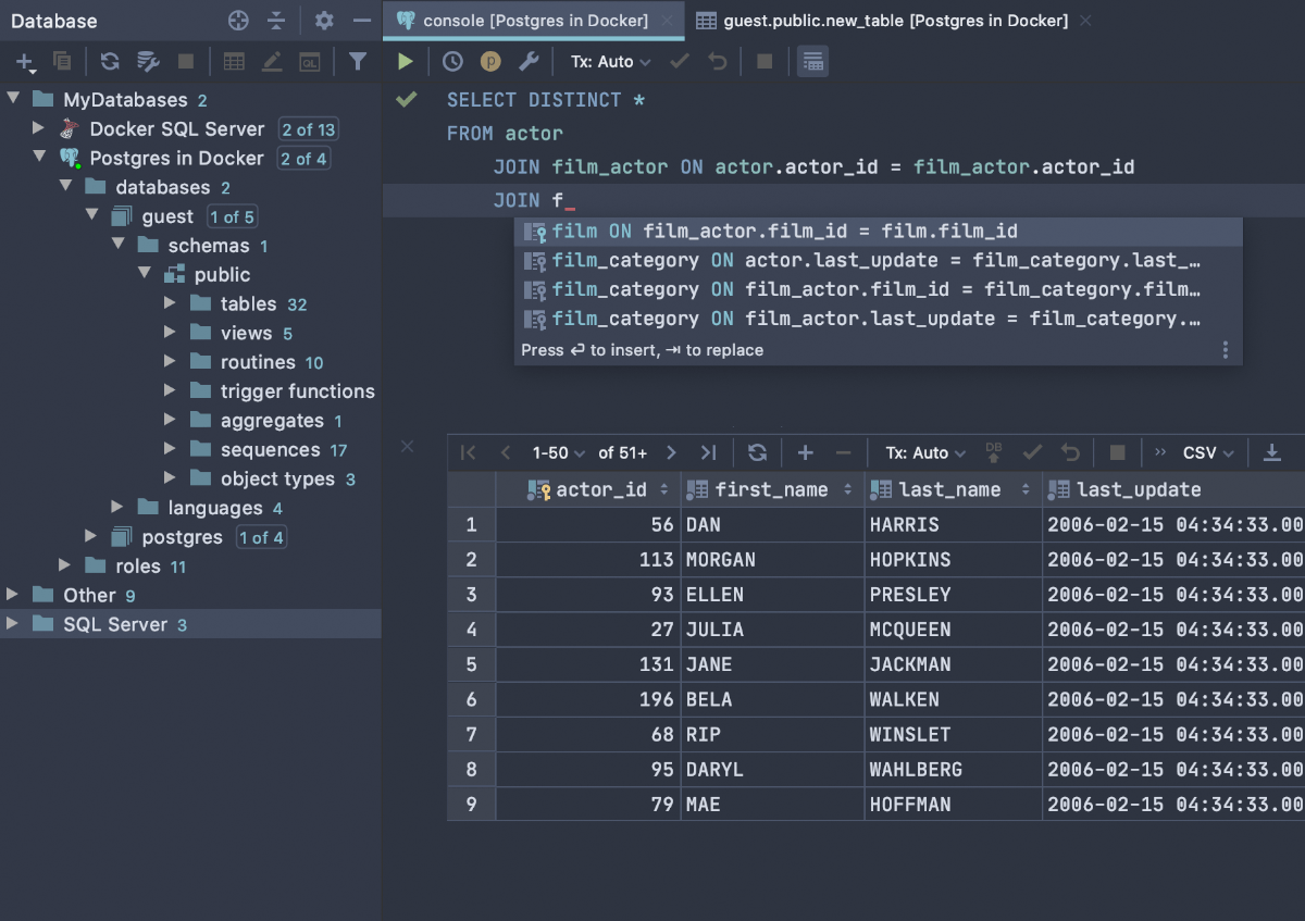 JetBrains DataGrip on Linux