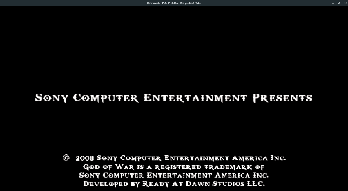  Sony PSP games Retro Arch Linux
