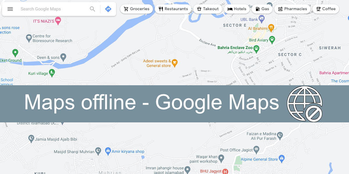 maps offline - Google Maps